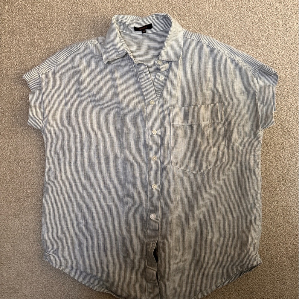 Quince linen camp shirt size XS - Picture 2 of 3